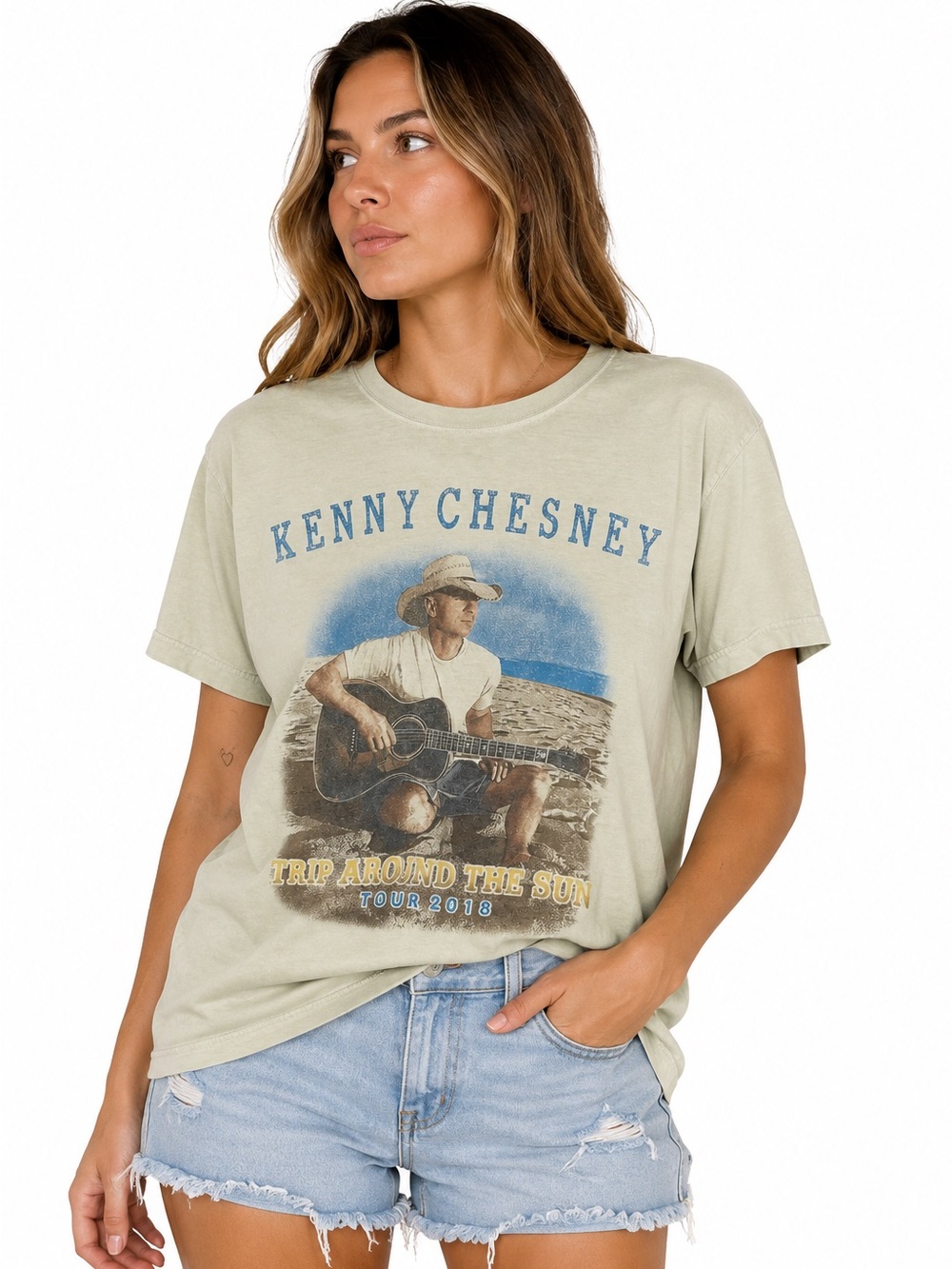 Kenny Chesney Trip Around the Sun Tour 2018 Shirt Med Festival Country Concert